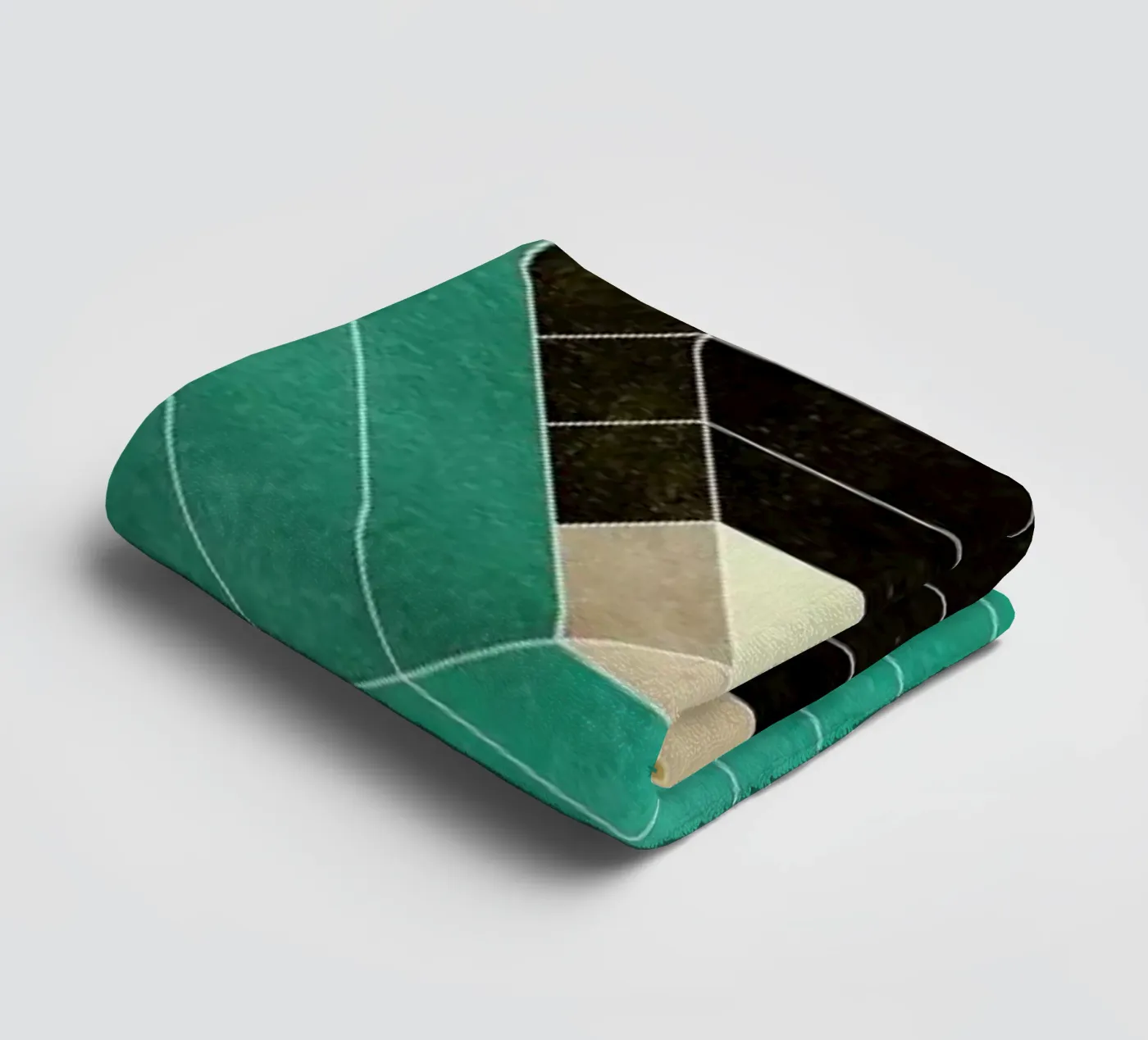 Lines Inside Handtuch von Abstract Joy