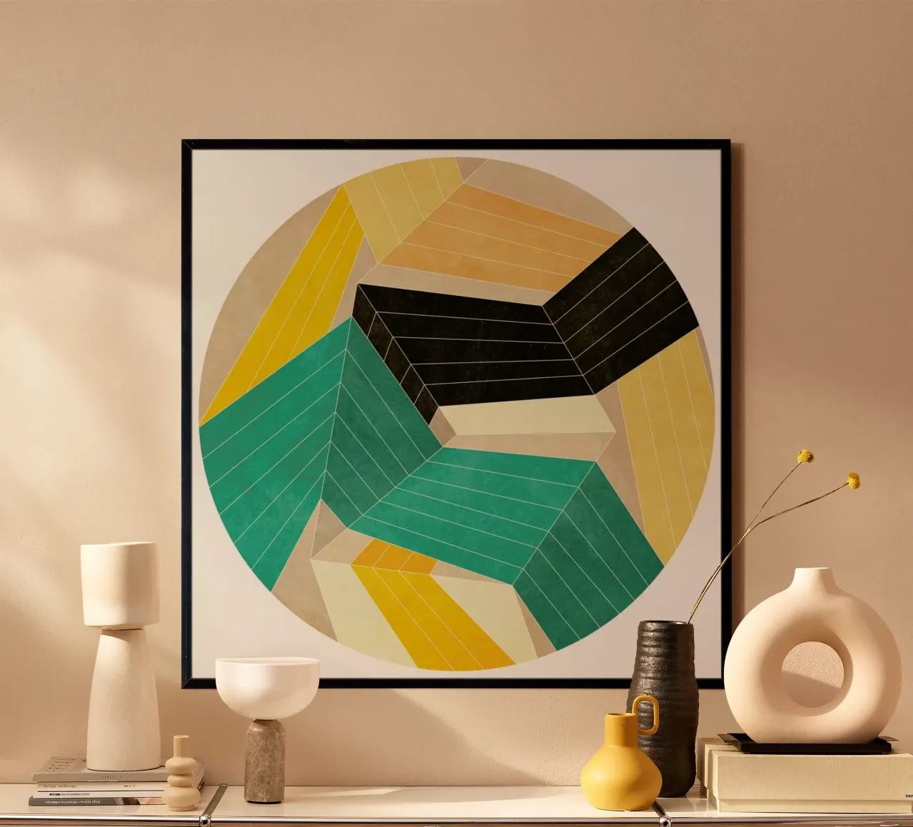 Lines Inside poster by Abstract 888
