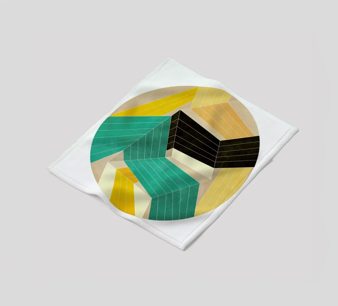 Lines Inside fleece blanket by Abstract 888