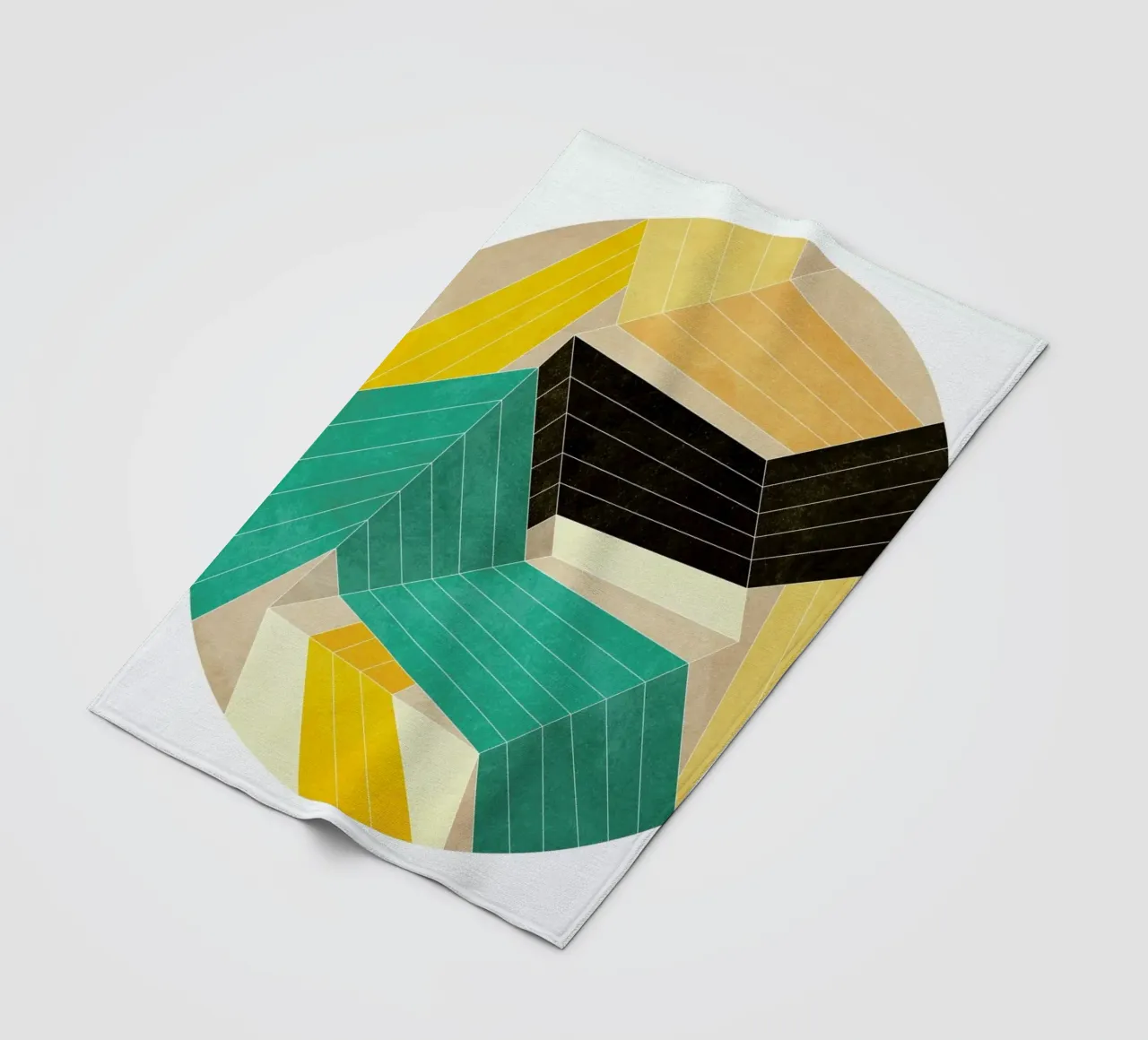 Lines Inside fleece blanket by Abstract 888