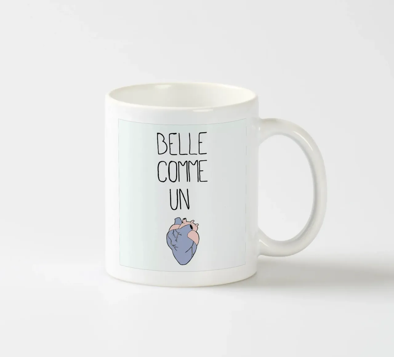 Belle cœur tazza in ceramica da P'tit Vélo