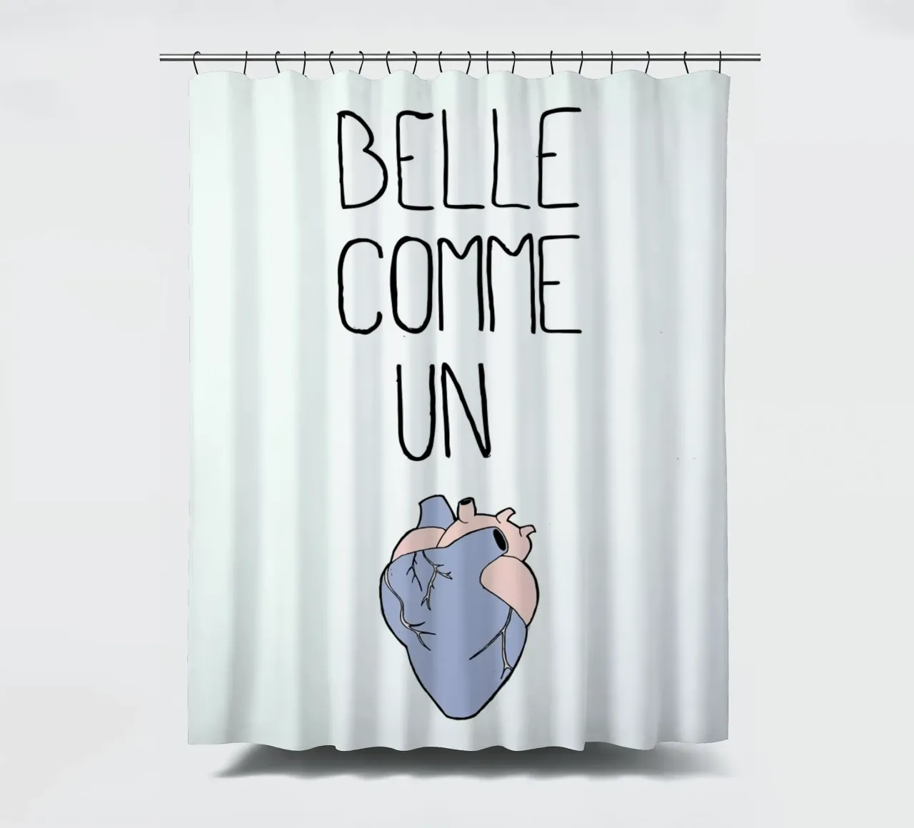 Belle cœur tenda da doccia da P'tit Vélo