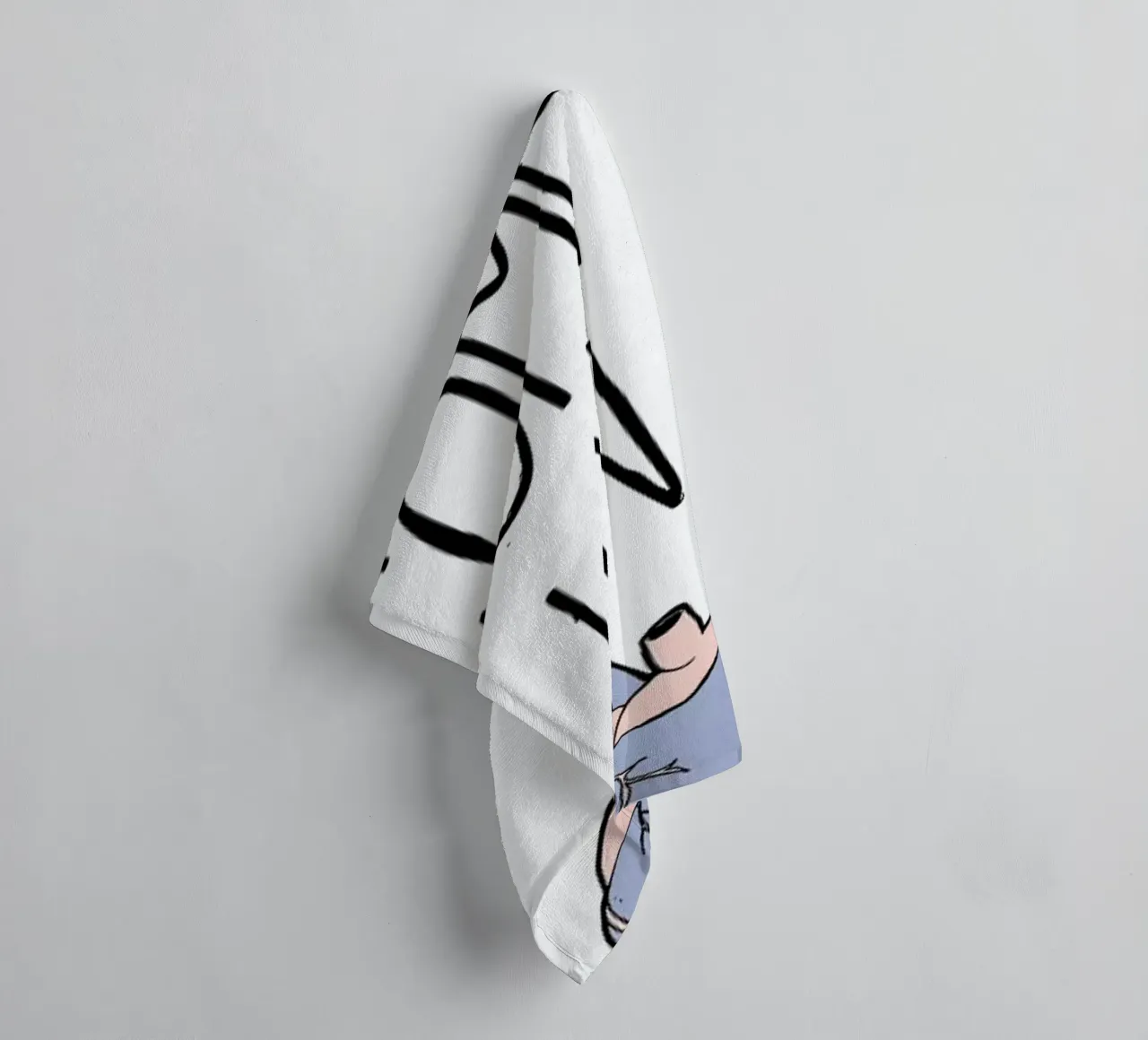 Belle cœur asciugamano da bagno da P'tit Vélo