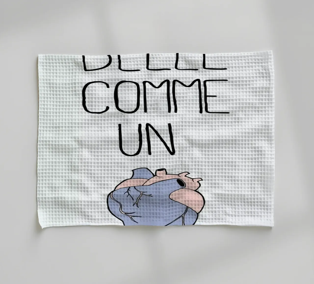 Belle cœur canovaccio da cucina da P'tit Vélo