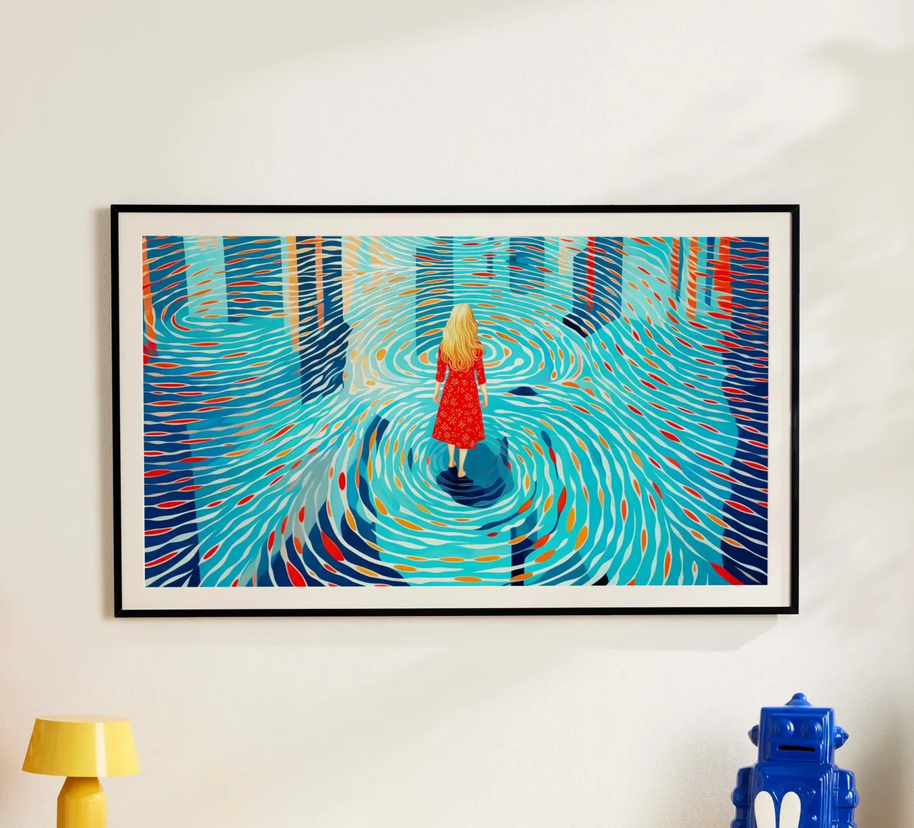 Giornata di pioggia in piscina | 16:9 poster da Autofocus