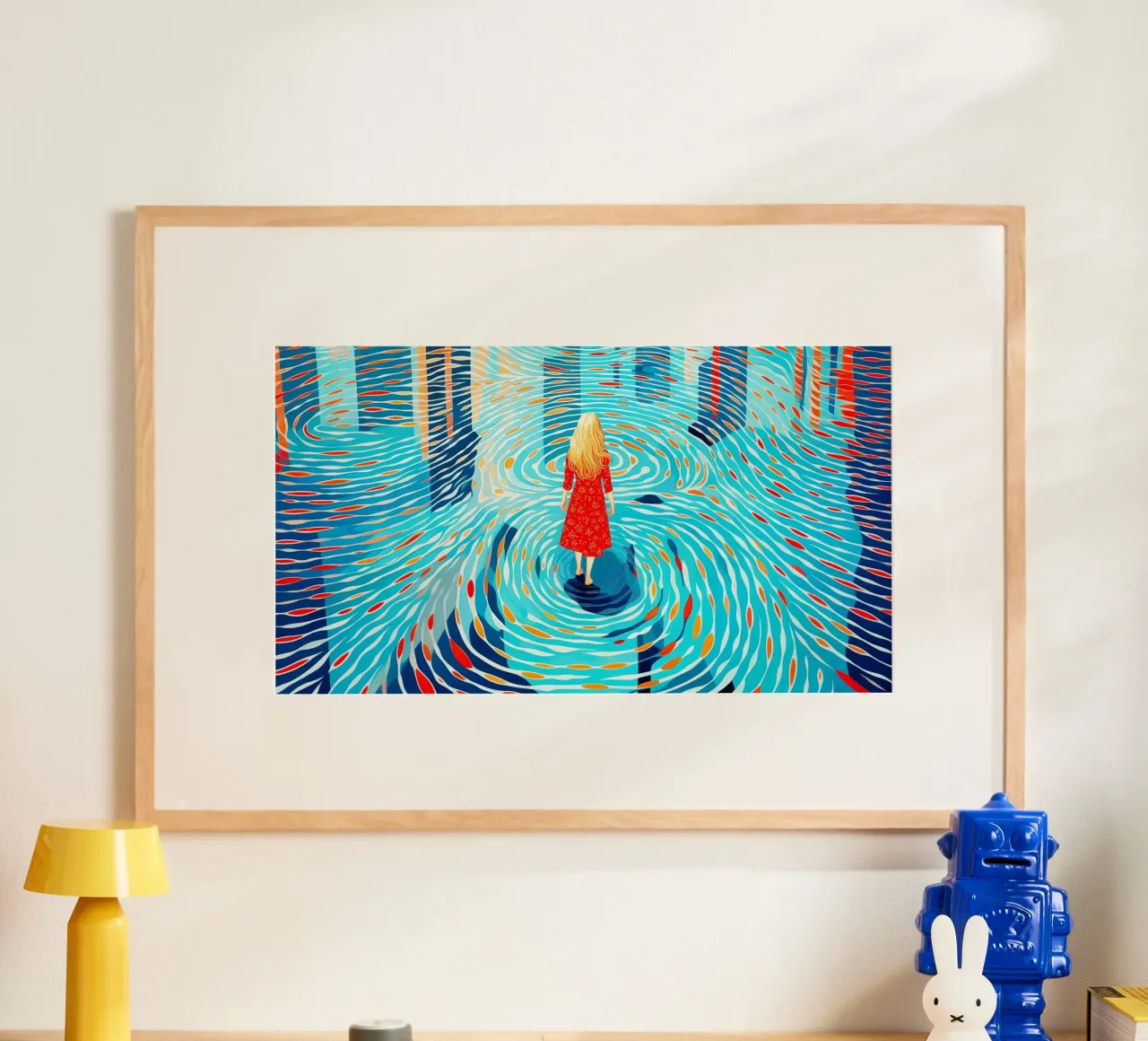 Giornata di pioggia in piscina | 16:9 poster da Autofocus