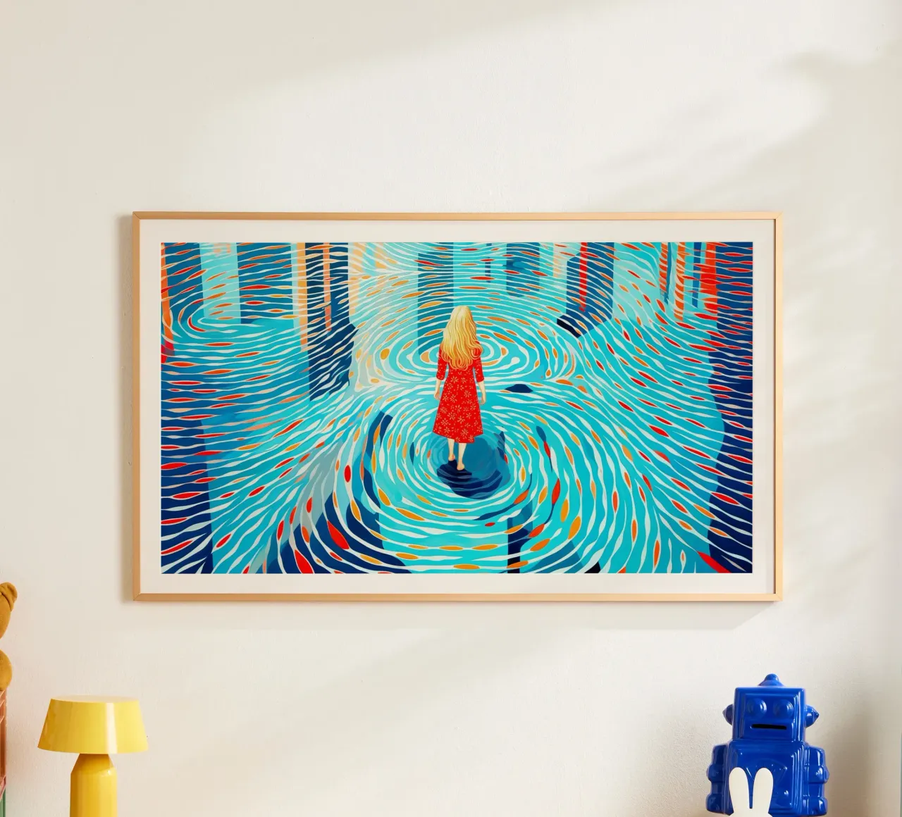Giornata di pioggia in piscina | 16:9 poster da Autofocus