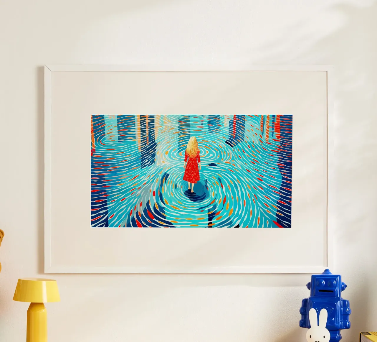 Giornata di pioggia in piscina | 16:9 poster da Autofocus