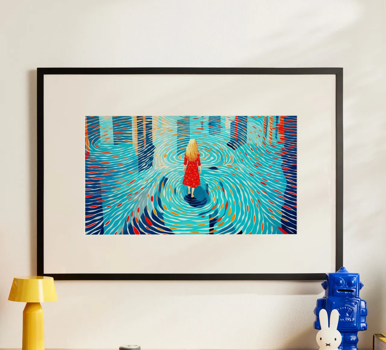 Giornata di pioggia in piscina | 16:9 poster da Autofocus