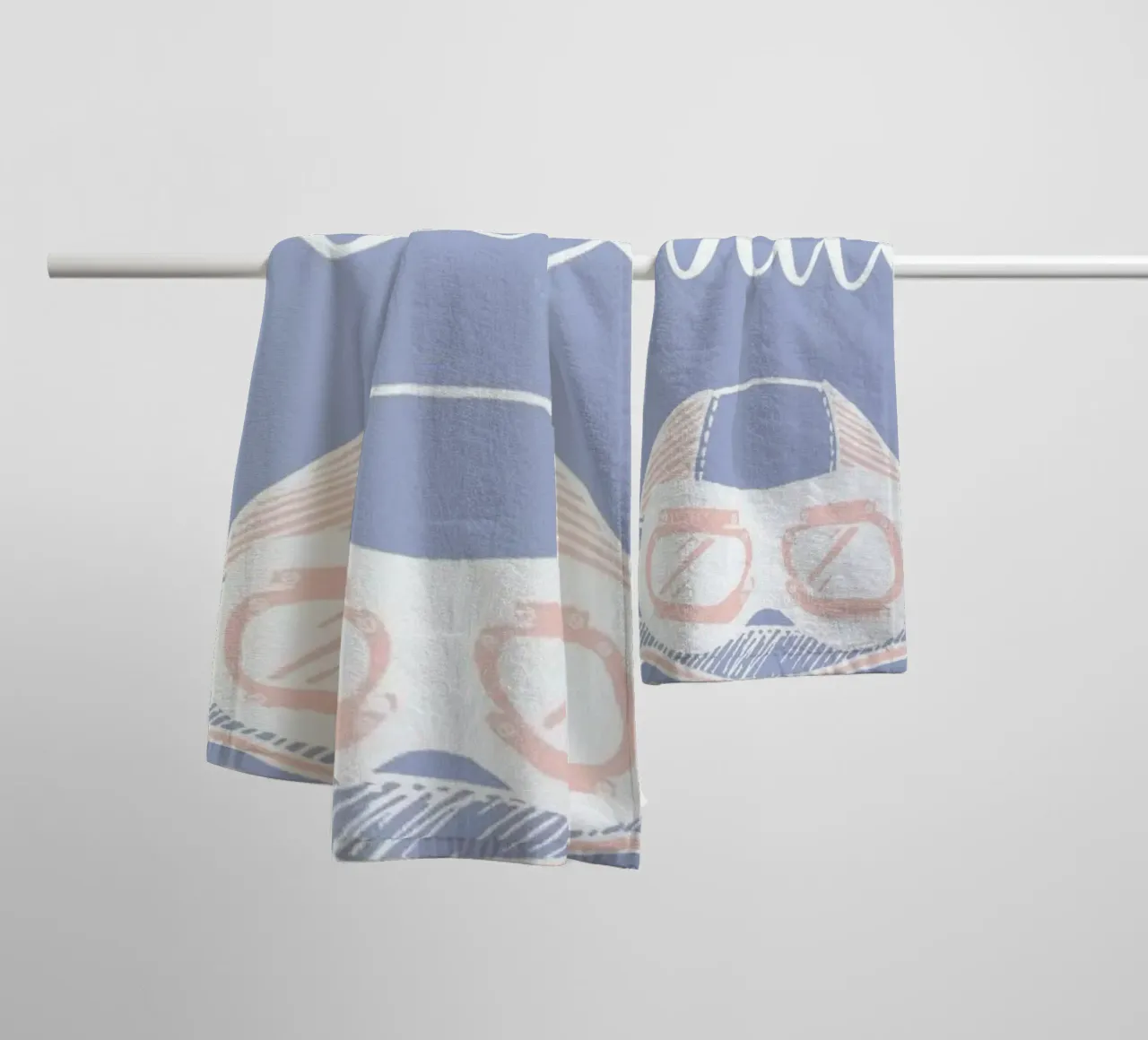 Roule ma poule towel by P'tit Vélo