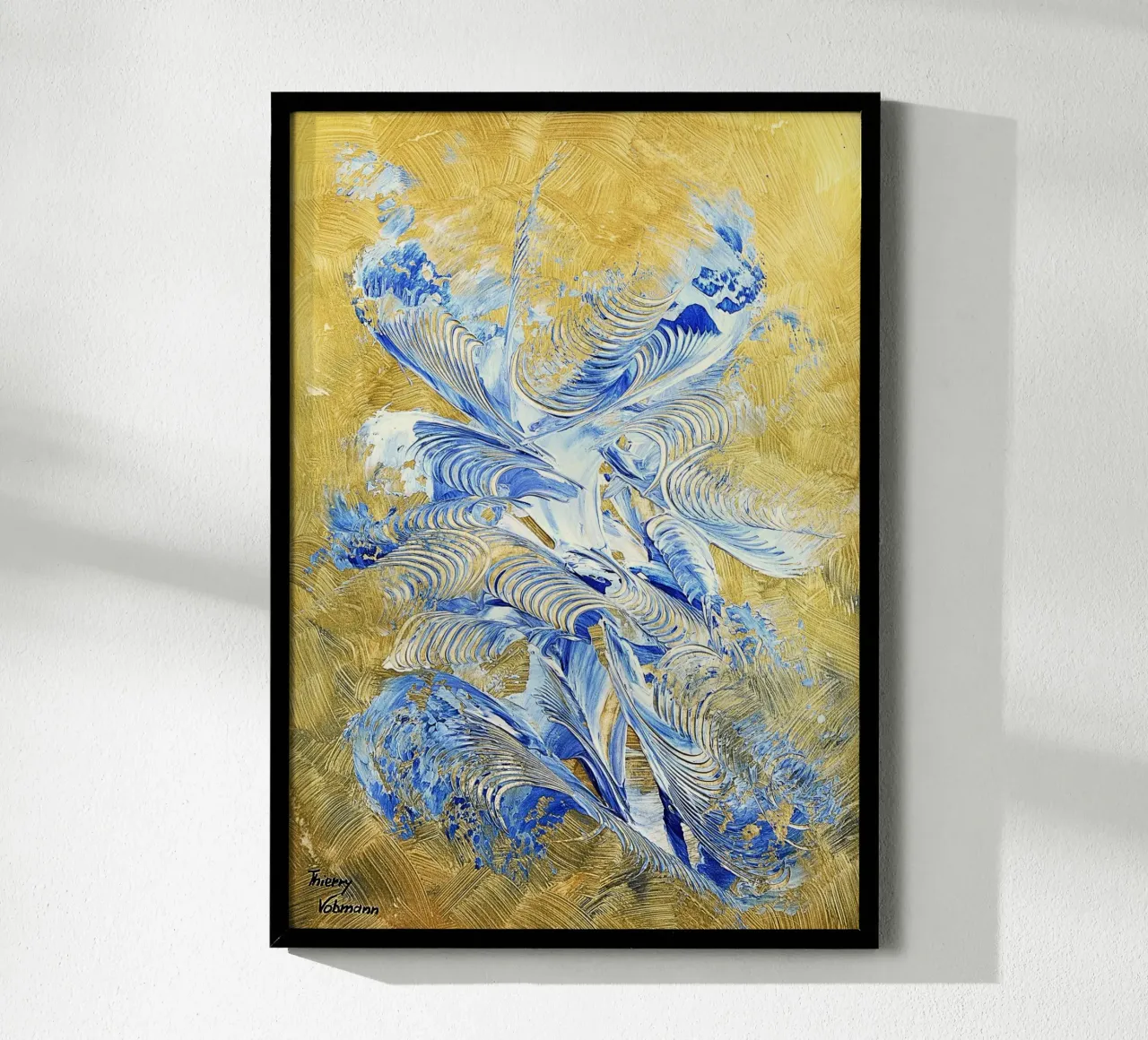 IDEAL GIFT 102 hahnemühle by Thierry Vobmann Abstract painting