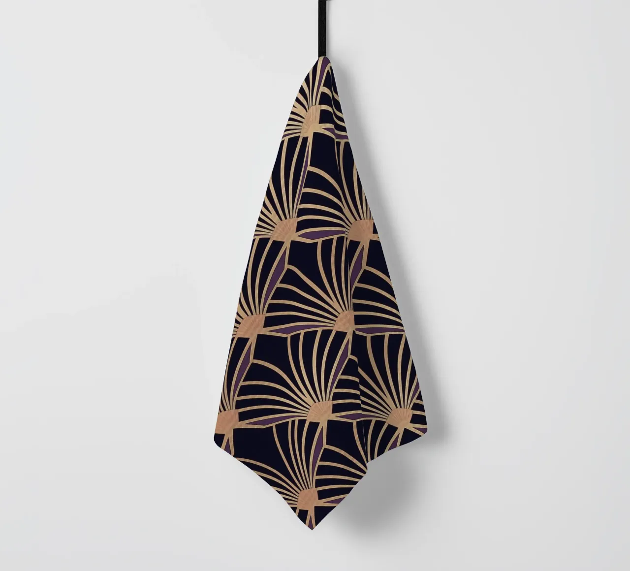 Art Deco Retro Glam theedoek van Carinaprint