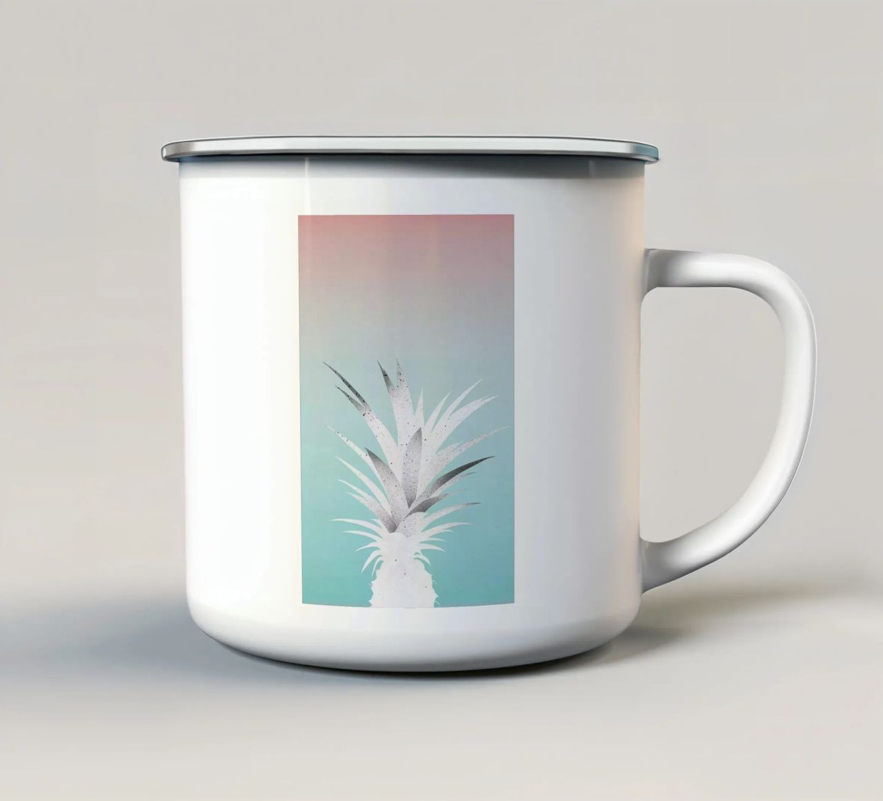 Ananas Comosus tazza in smalto da STUDIO LEEMO