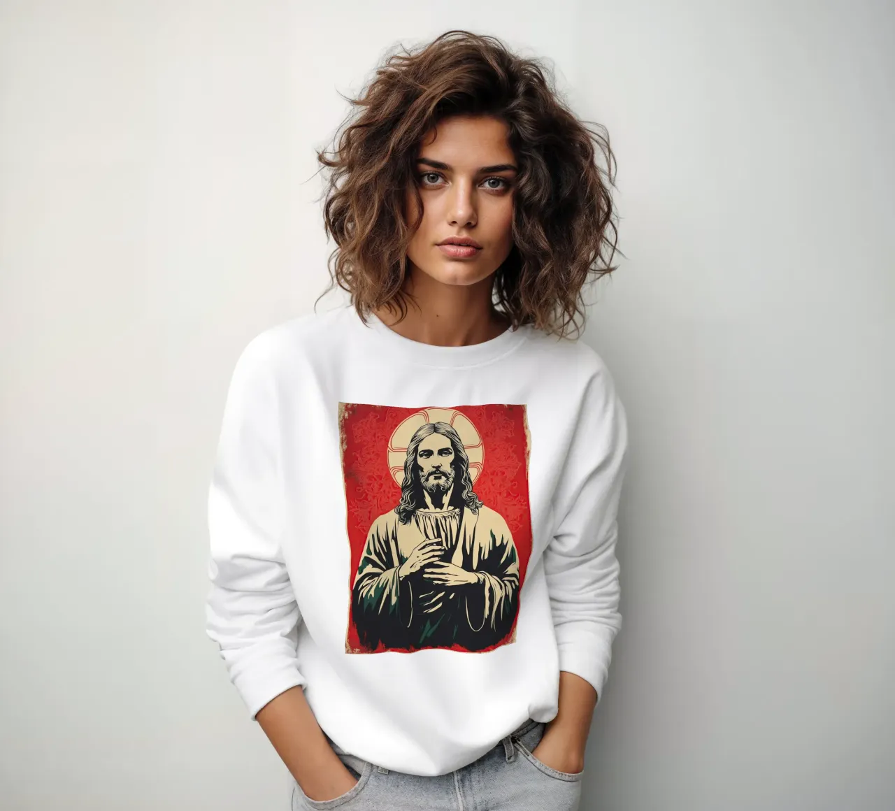 Gesù Cristo | Serigrafia felpa da Autofocus