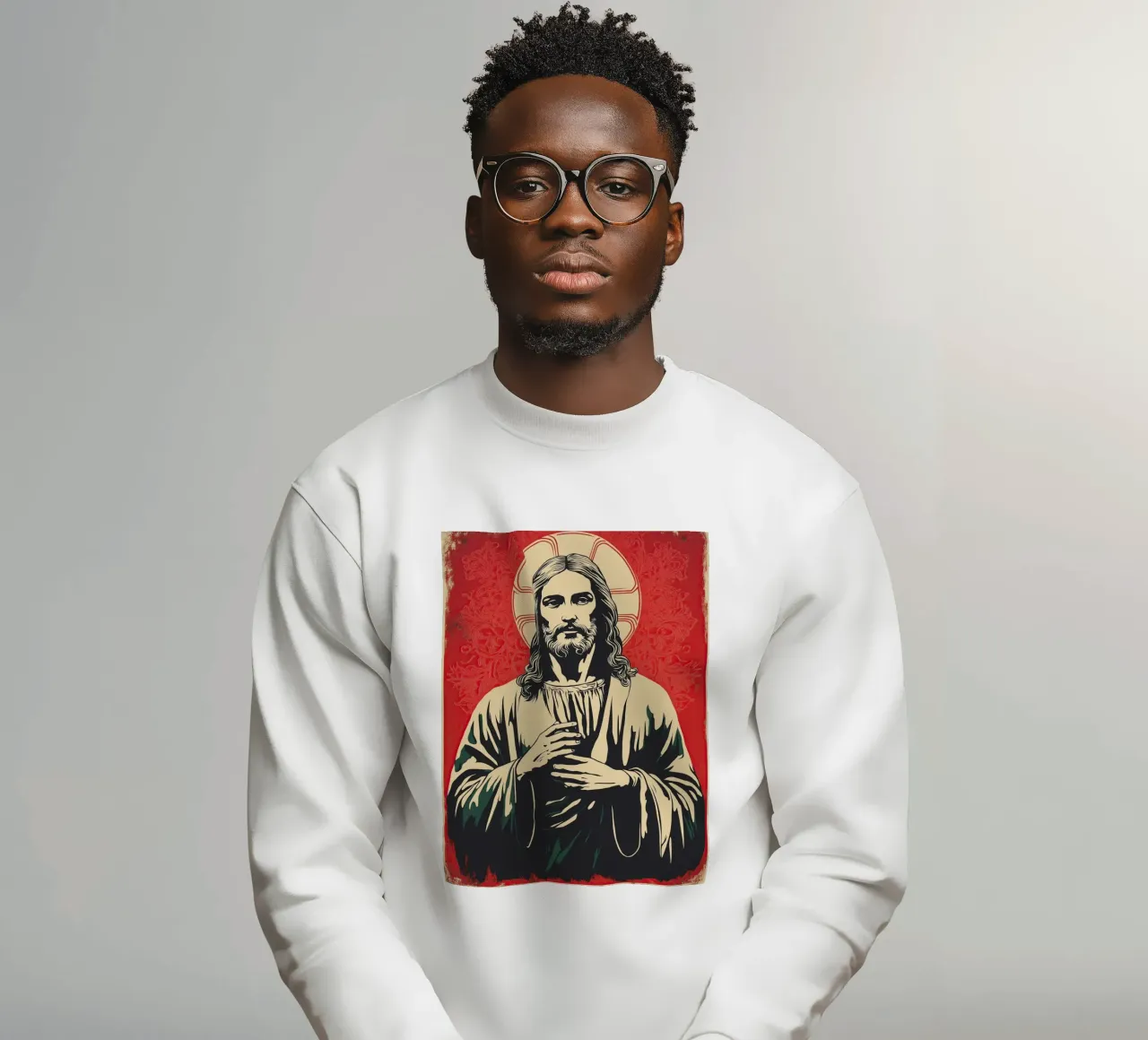 Gesù Cristo | Serigrafia felpa da Autofocus
