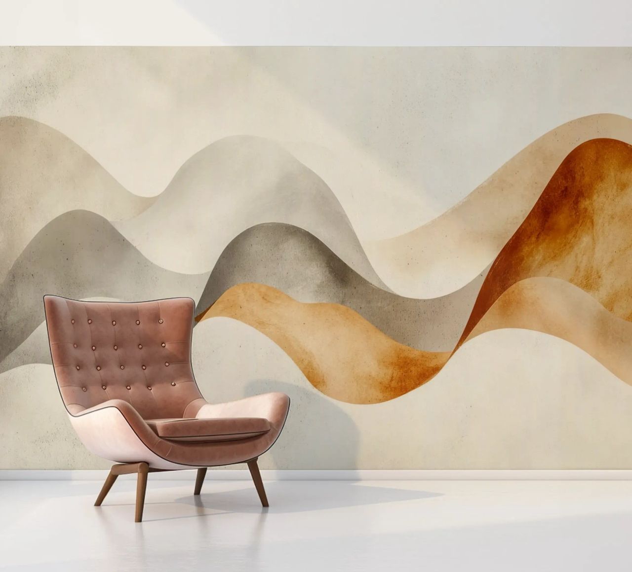 Serene Sands Whispering Waves Desert Bliss Harmony papel para pared de Modern Muse