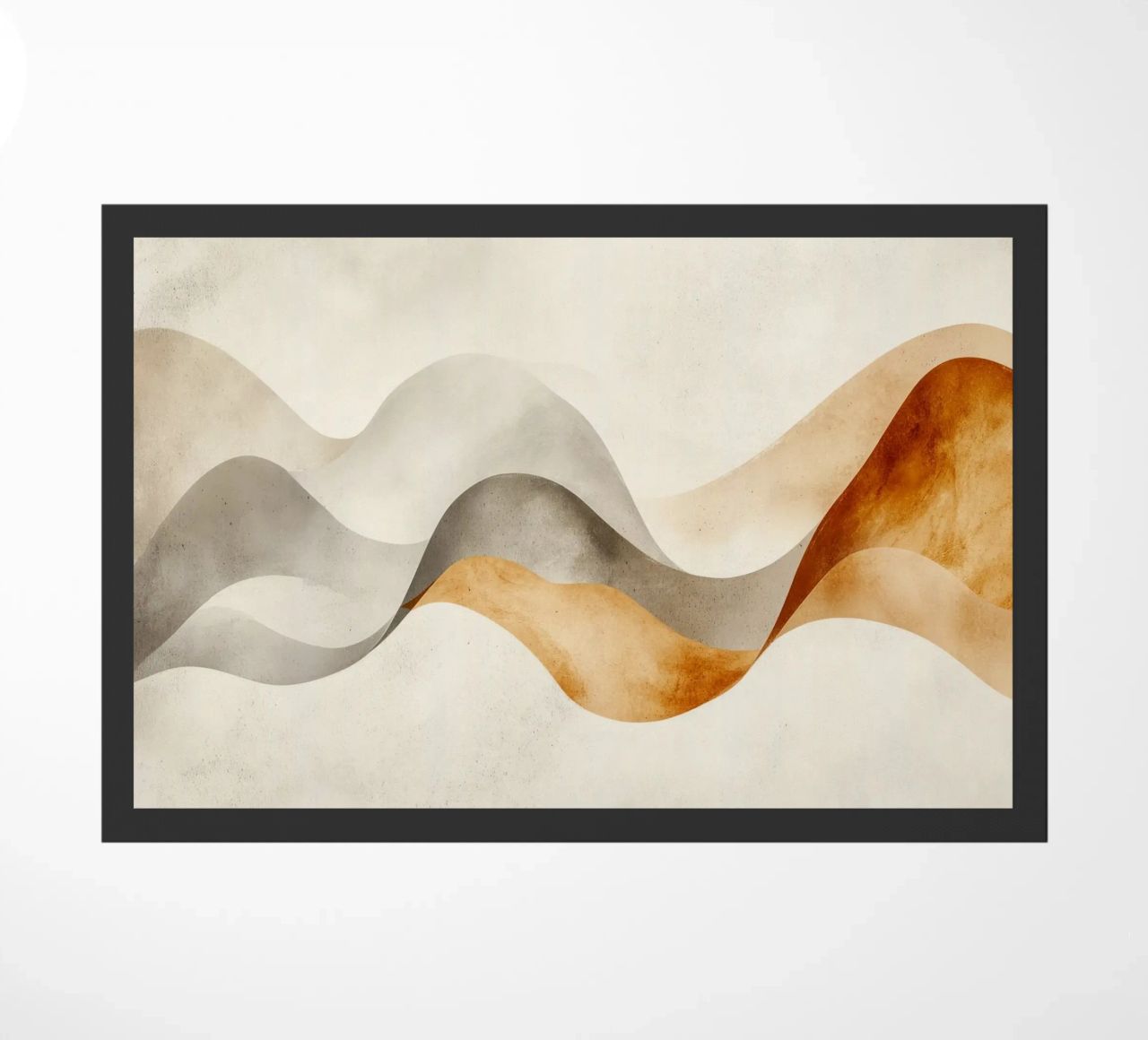 Serene Sands Whispering Waves Desert Bliss Harmony felpudo de Modern Muse