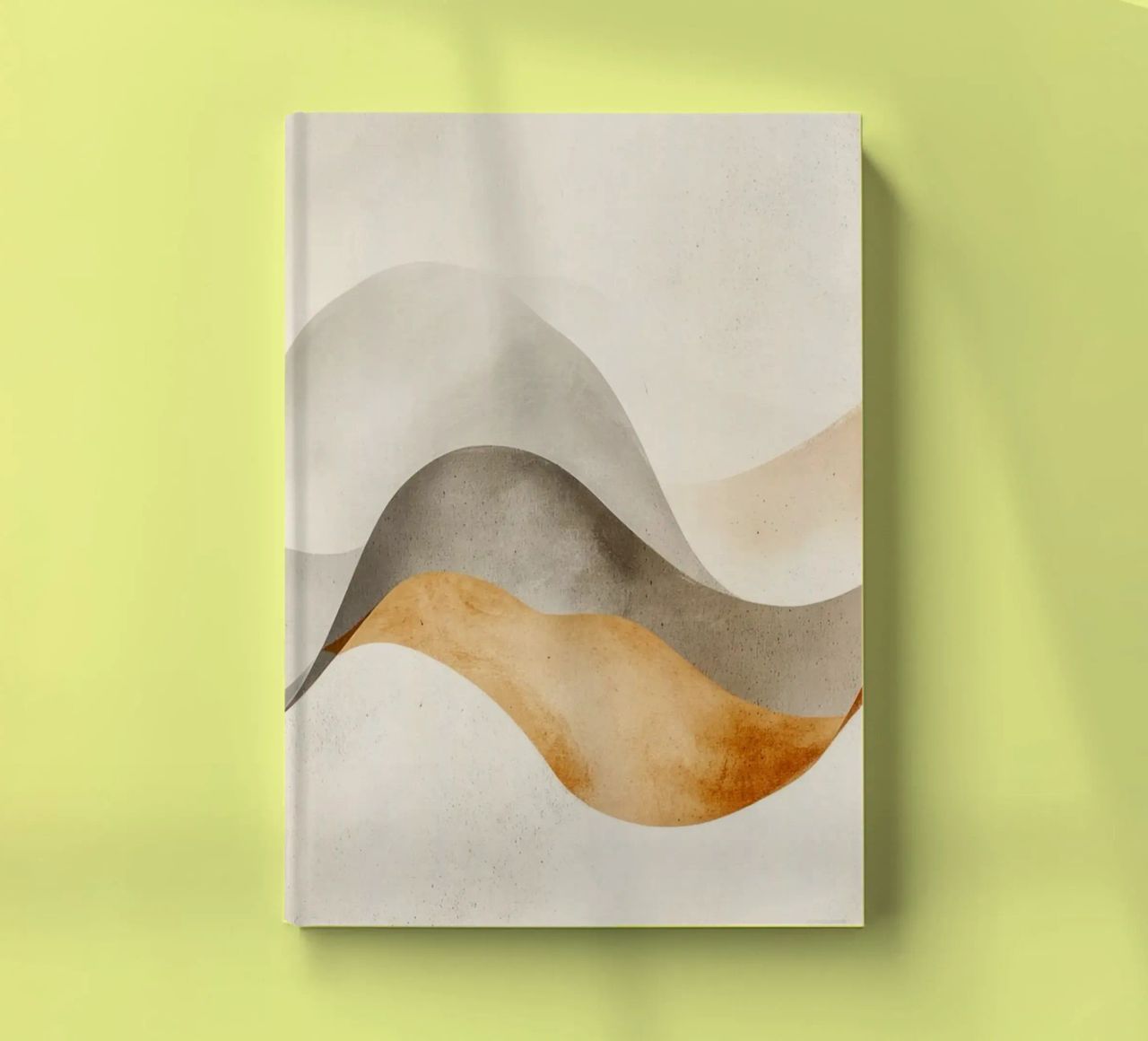 Serene Sands Whispering Waves Desert Bliss Harmony notebook by Modern Muse