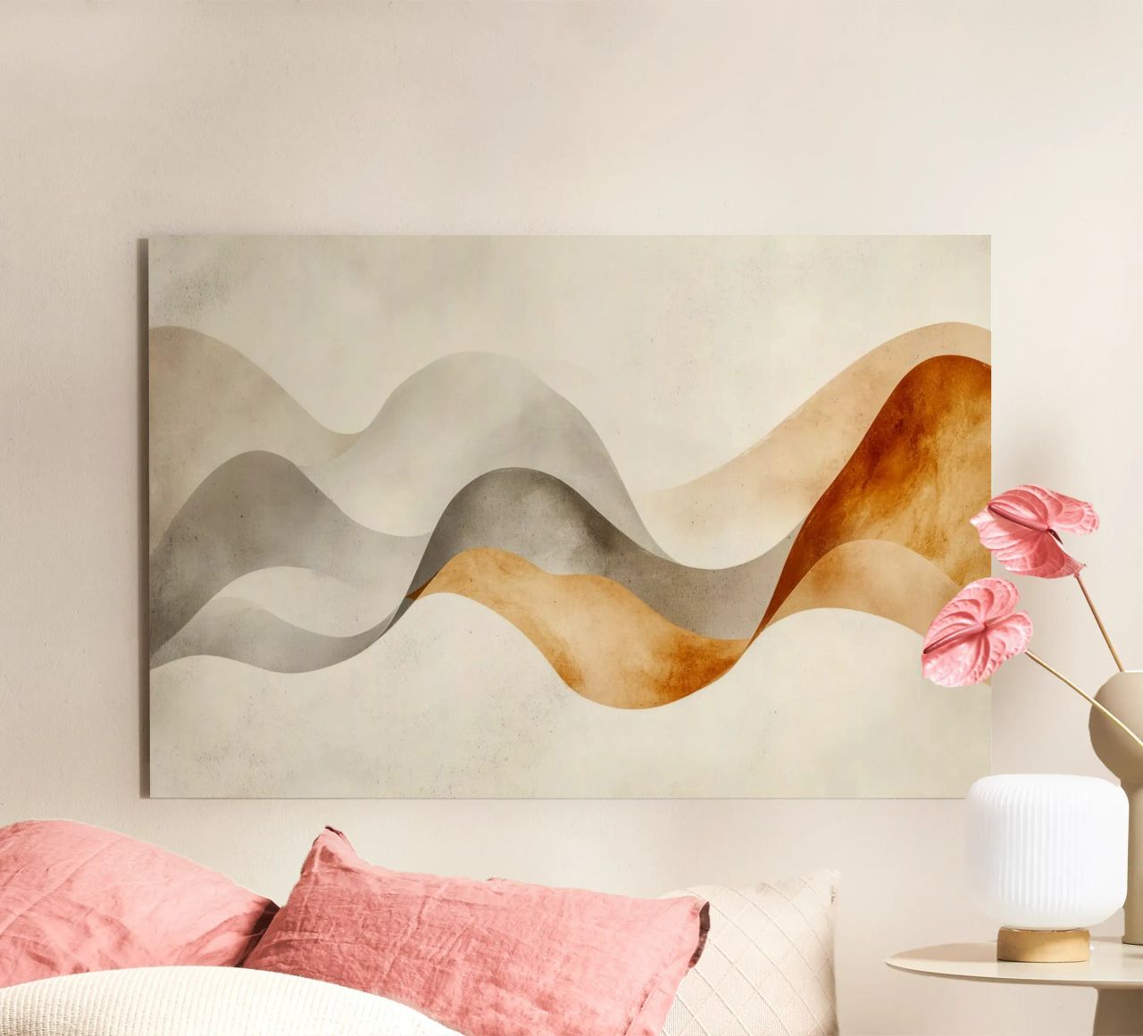 Sabbie serene Onde sussurranti Armonia del deserto pannello forex da Modern Muse