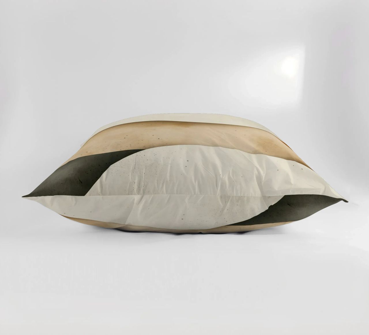 Gentle Ripples Serene Sands Whispering Desert Harmony decorative cushion by Modern Muse