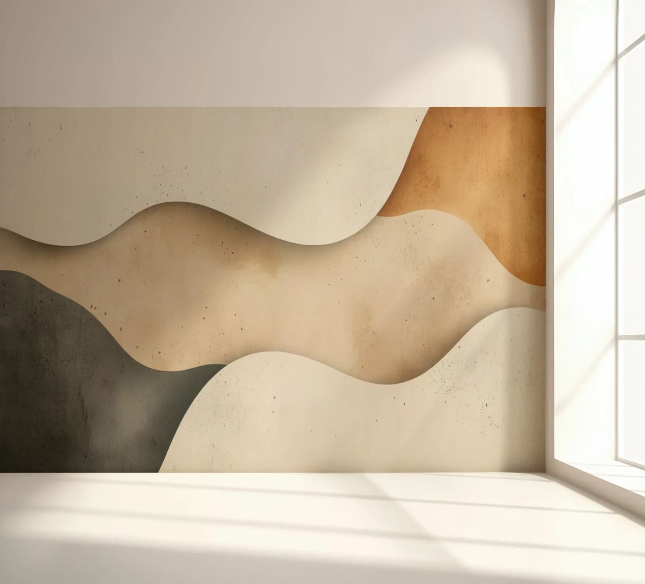 Gentle Ripples Serene Sands Whispering Desert Harmony photo wallpaper by Modern Muse