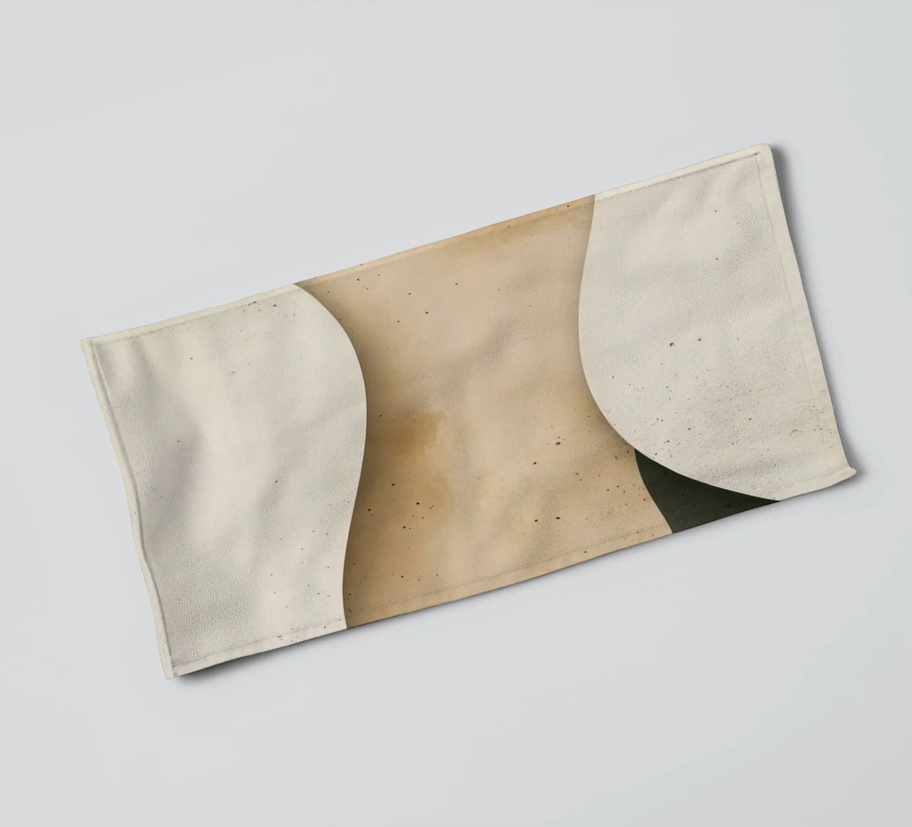 Gentle Ripples Serene Sands Whispering Desert Harmony towel by Modern Muse