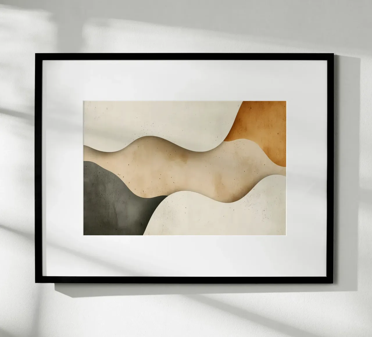 Delicati rivoli Sabbie serene Armonia del deserto sussurrante poster da Modern Muse