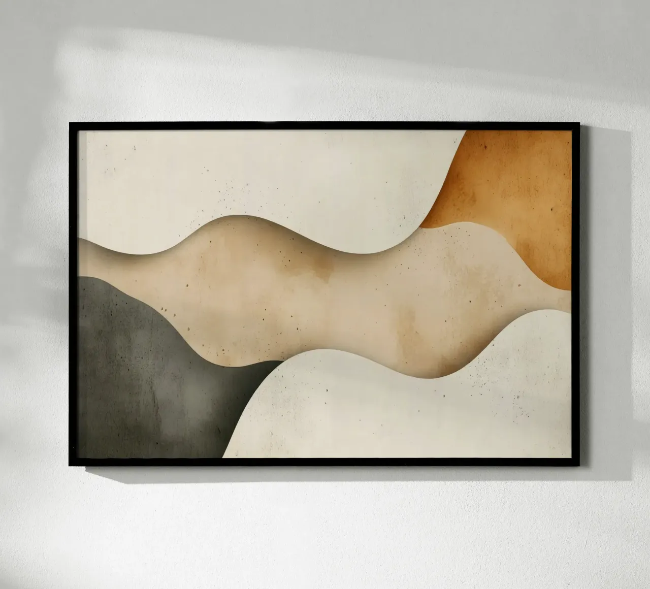 Delicati rivoli Sabbie serene Armonia del deserto sussurrante poster da Modern Muse