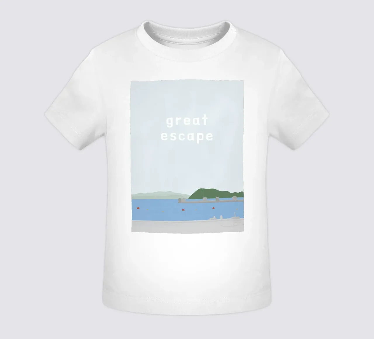 great escape maglietta neonato da natural neutral