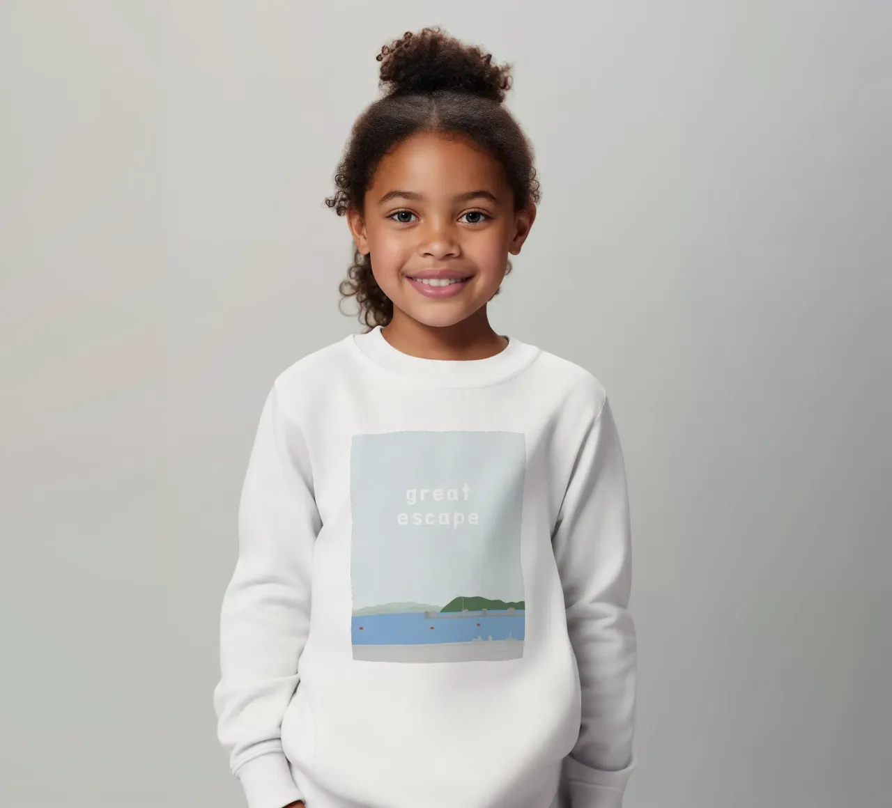 great escape felpa bambino da natural neutral