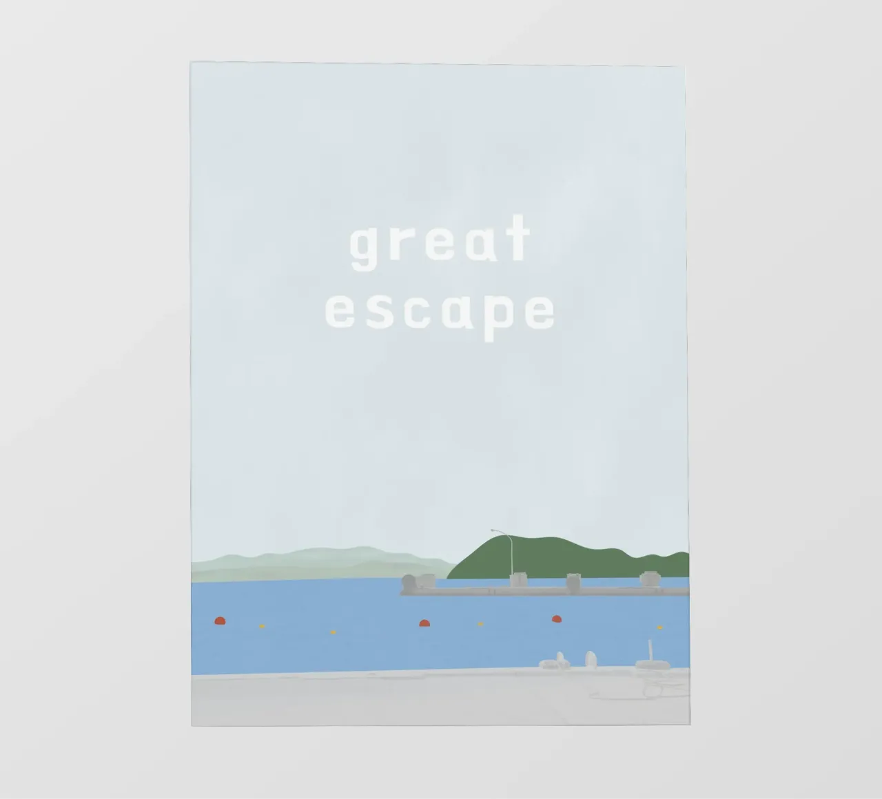 great escape telo in pvc da natural neutral