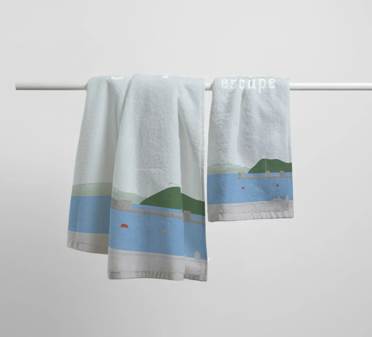 great escape asciugamano da bagno da natural neutral