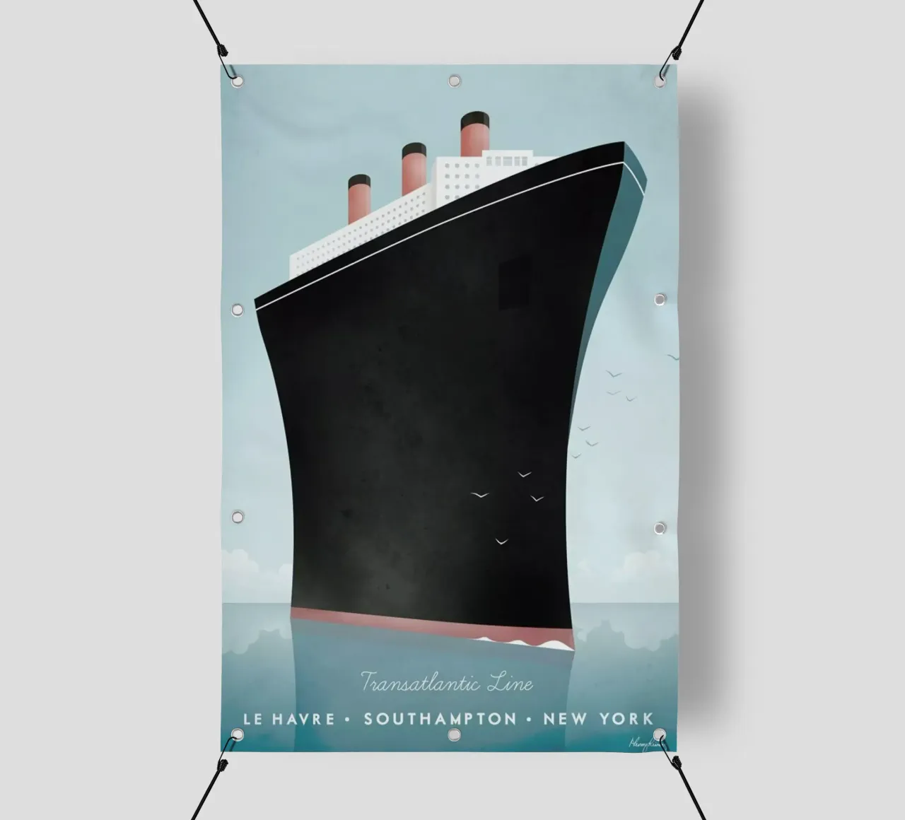 Cruise Ship telo in pvc da Henry Rivers