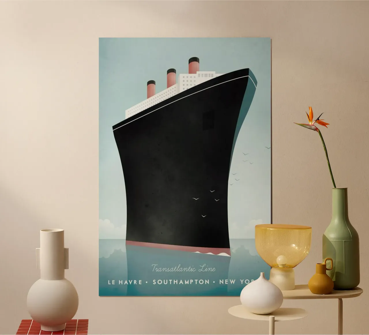 Cruise Ship carta hahnemühle da Henry Rivers