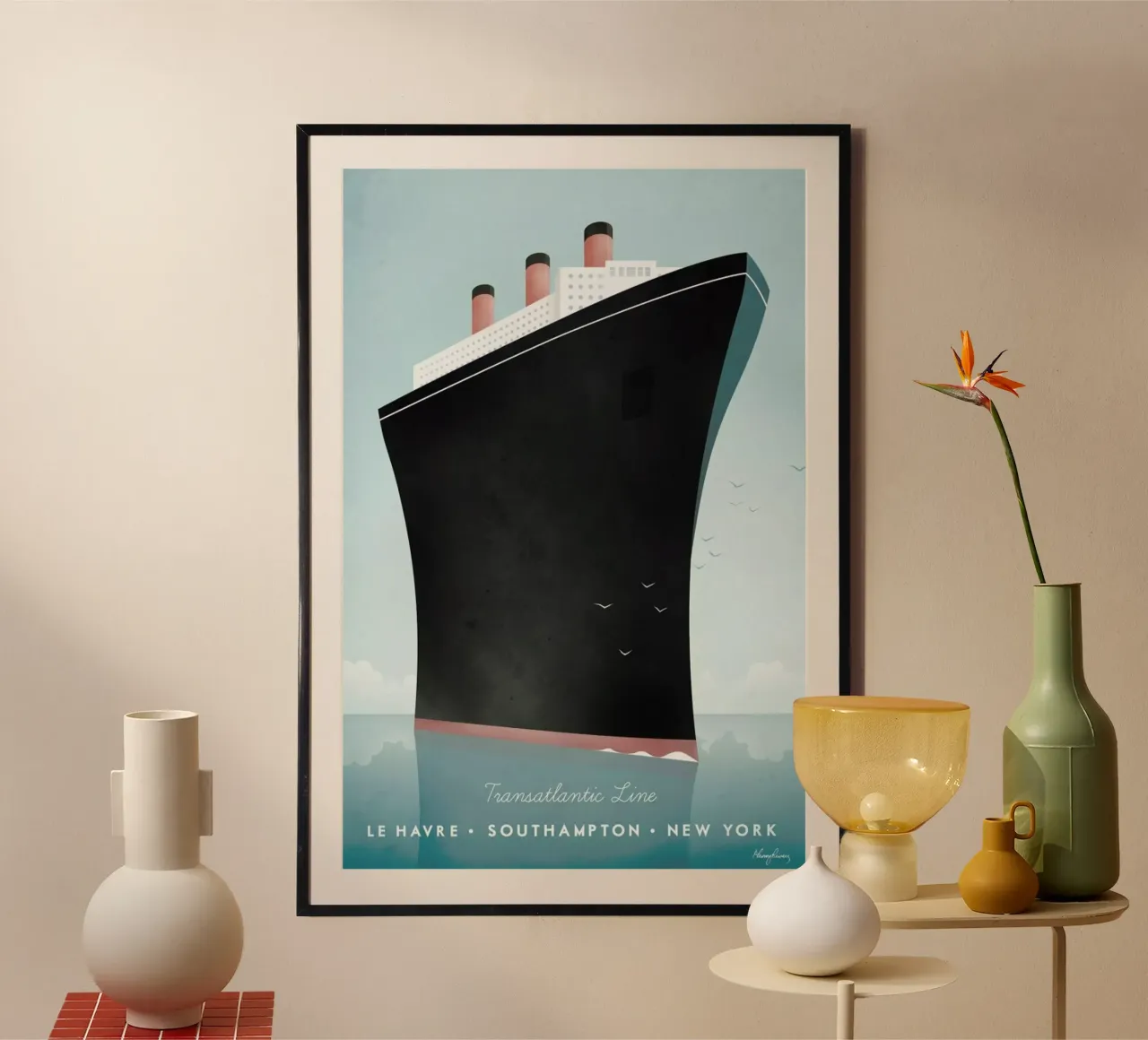 Cruise Ship carta hahnemühle da Henry Rivers