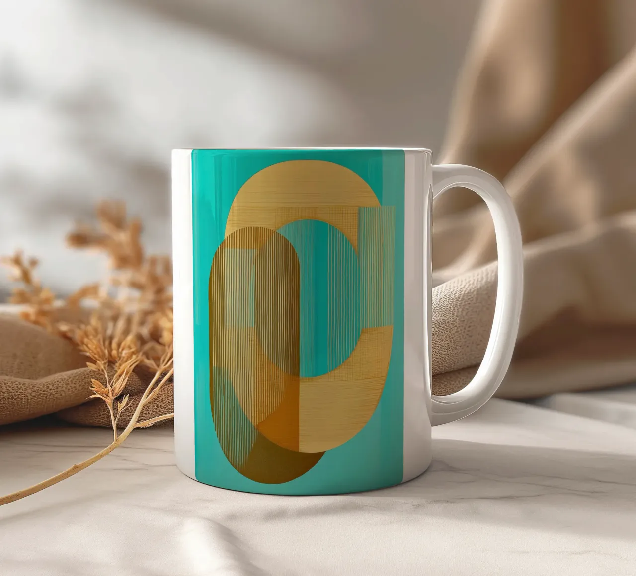 Blu e oro tazza in ceramica da Imagine