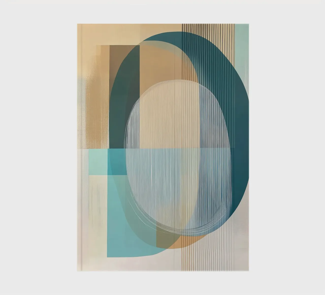 Abstract forms notebook by Imagine