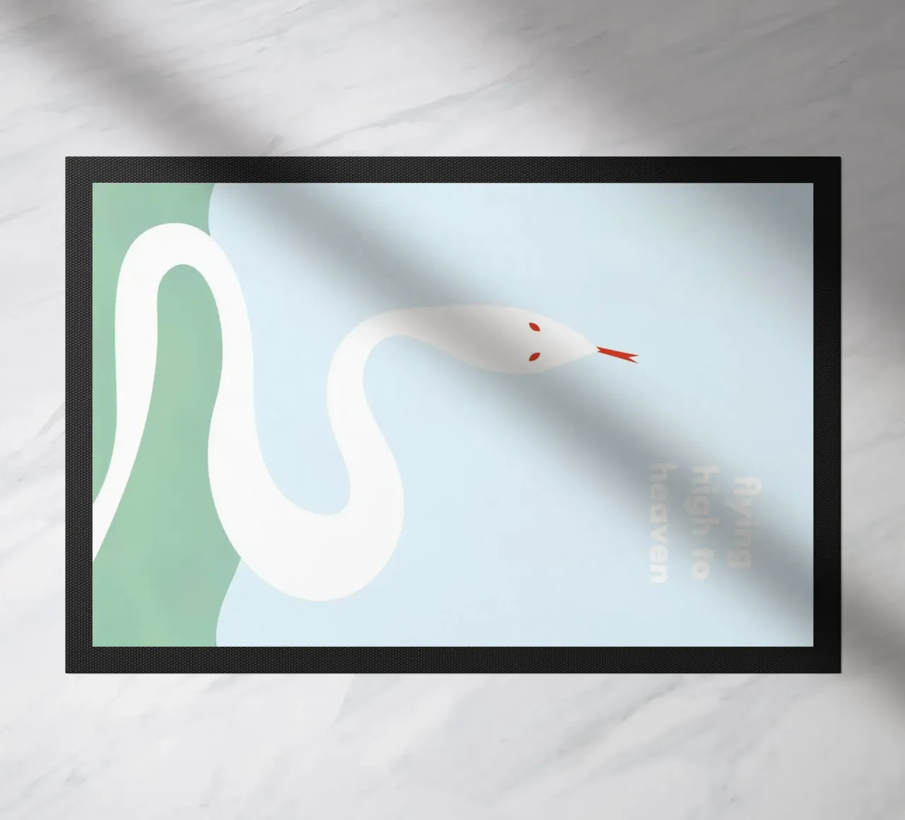 flying high to heaven - white snake zerbino da natural neutral