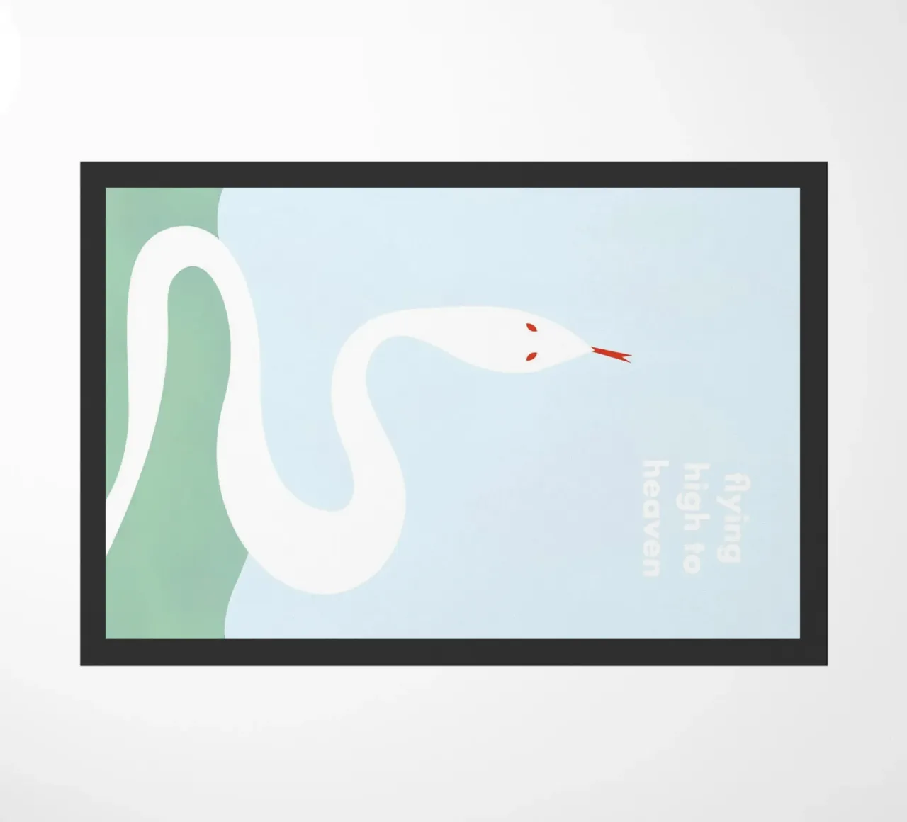 flying high to heaven - white snake zerbino da natural neutral