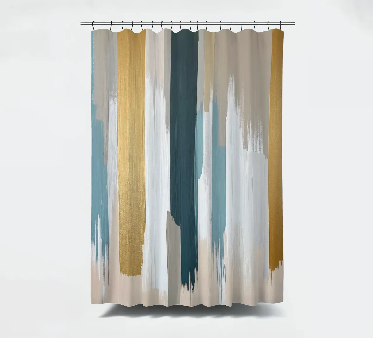Abstract forms shower curtain by Imagine