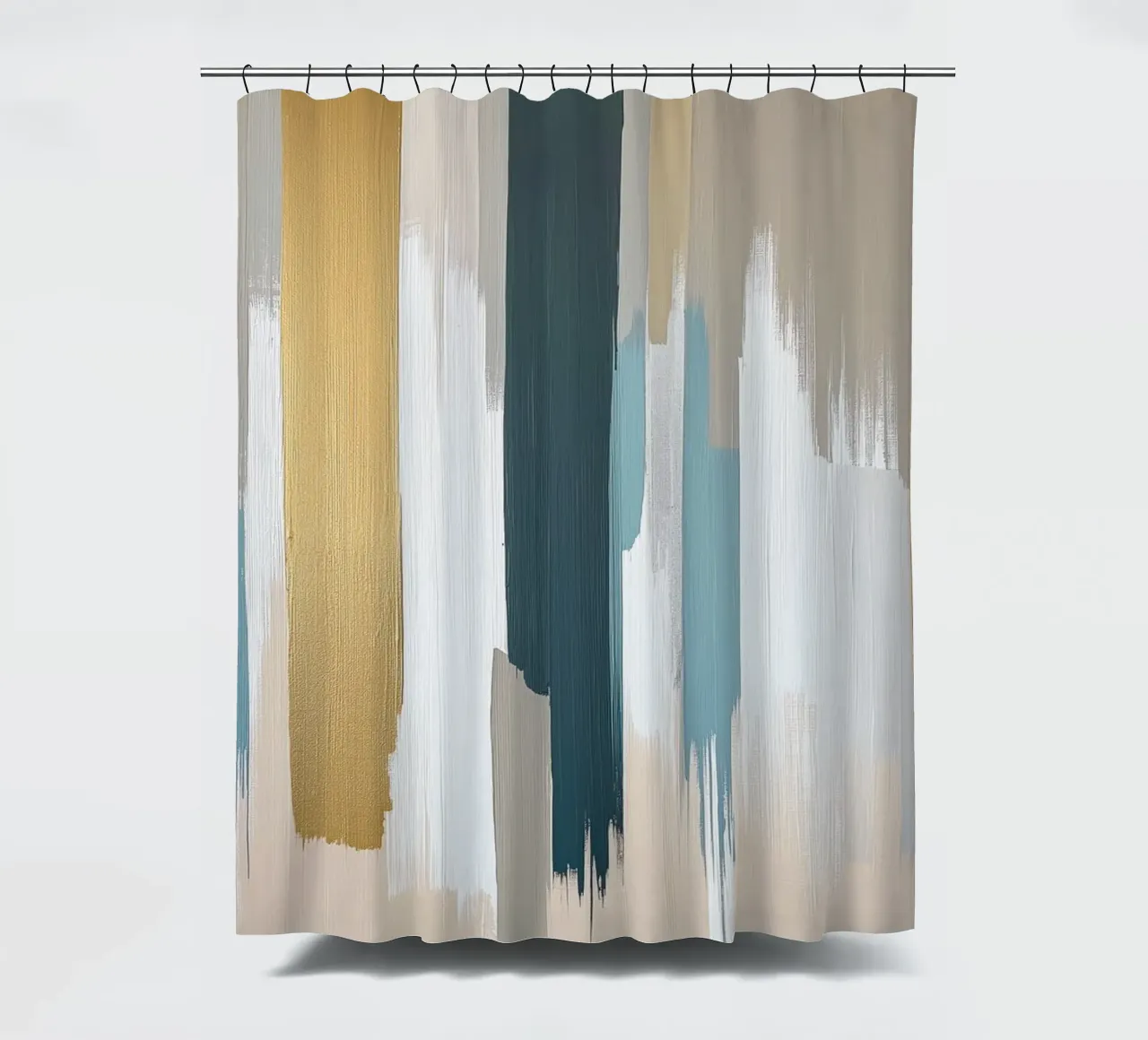 Abstract forms shower curtain by Imagine