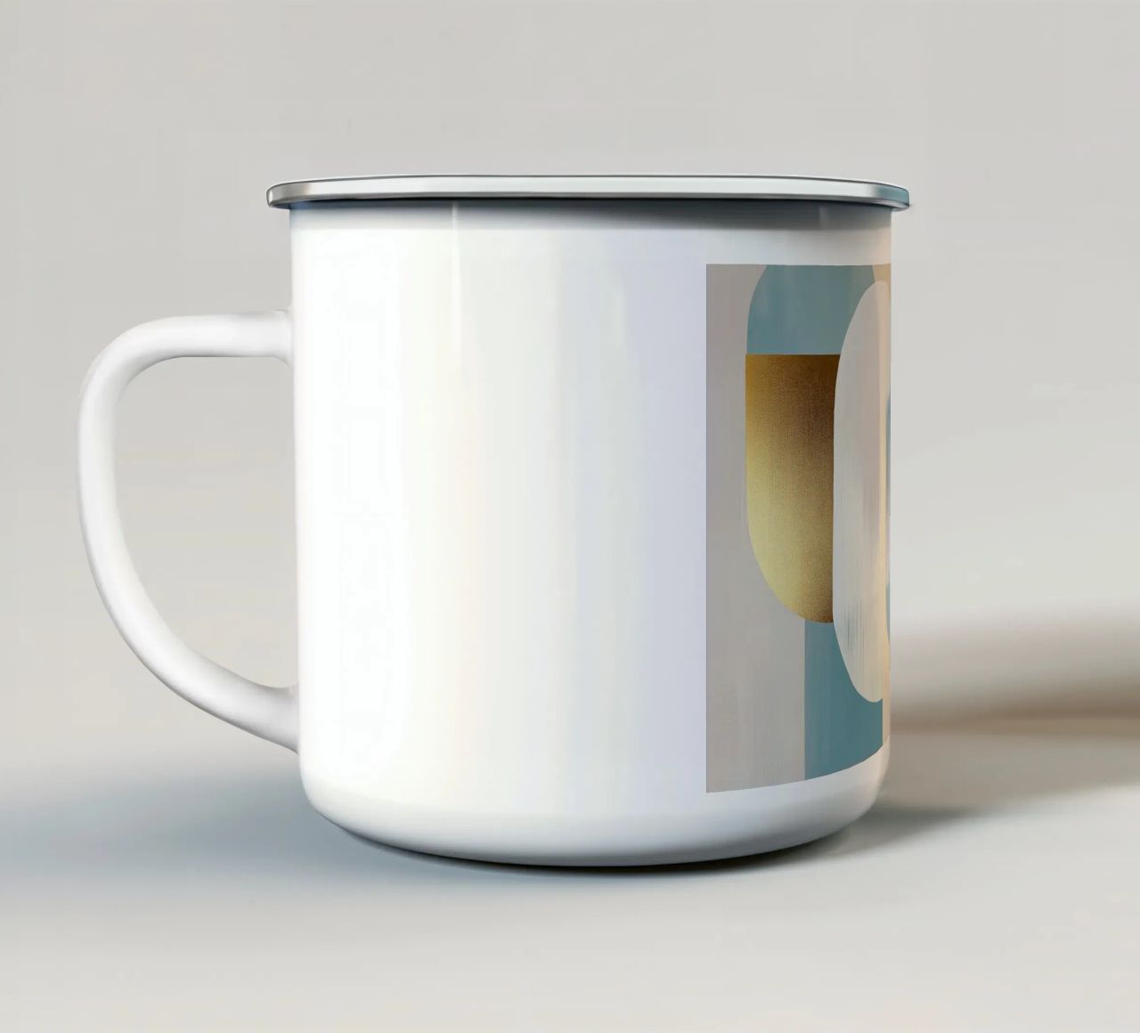 Bohemia abstracta taza de esmalte de Imagine