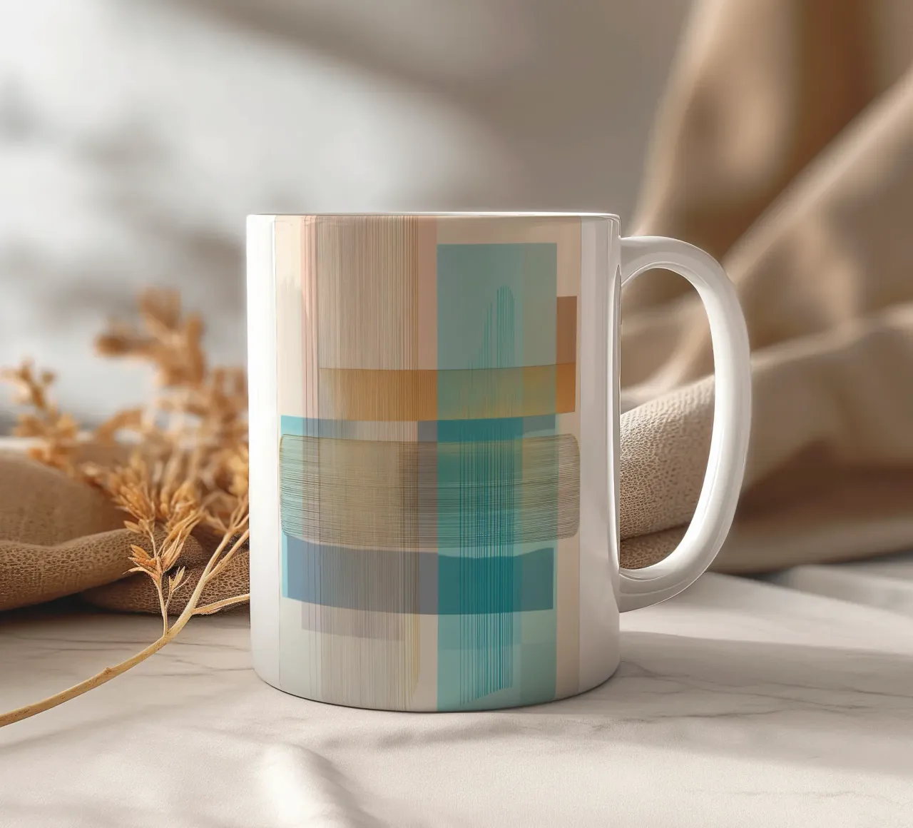 Superfici astratte tazza in ceramica da Imagine