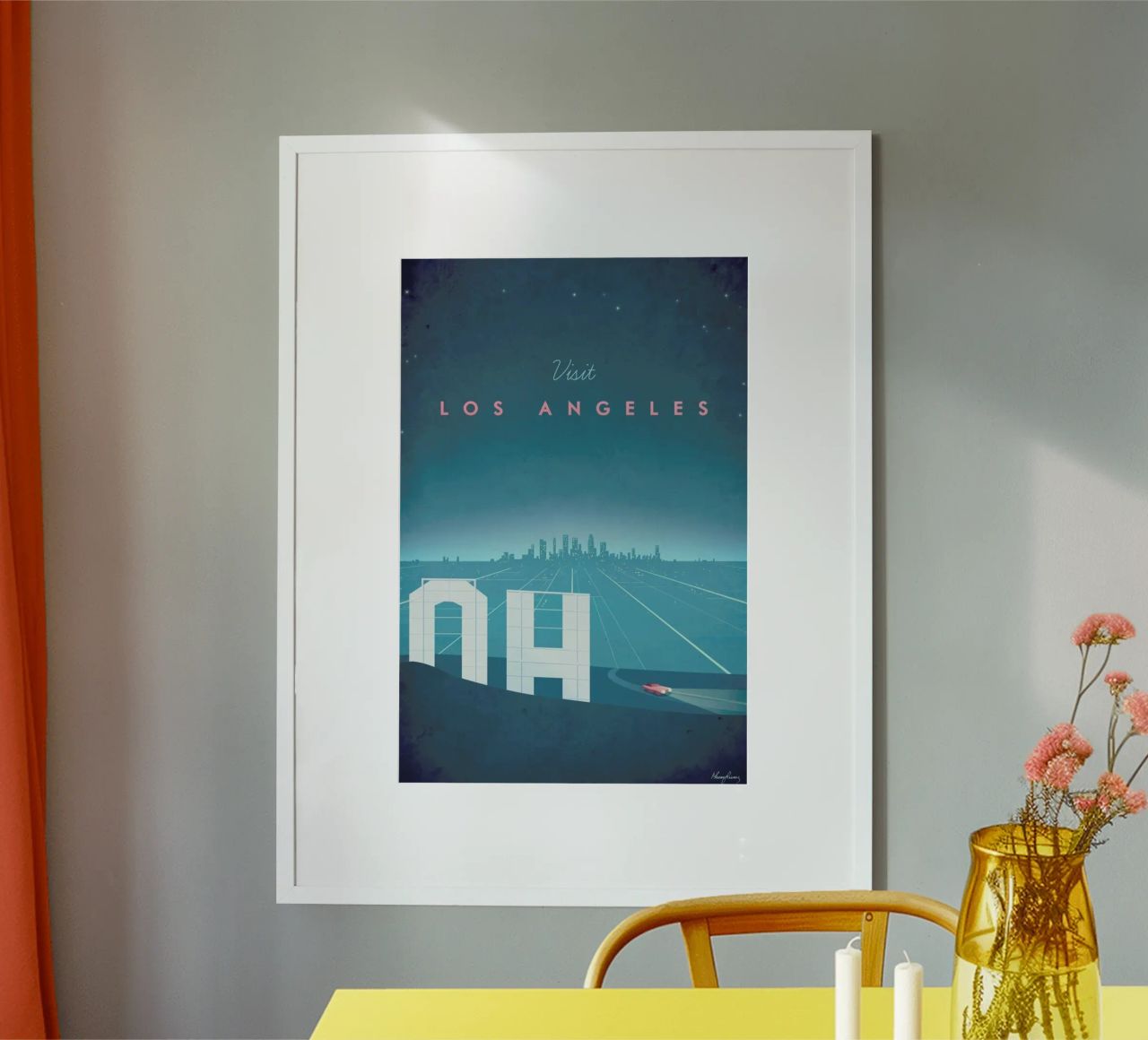 Los Angeles poster by Henry Rivers