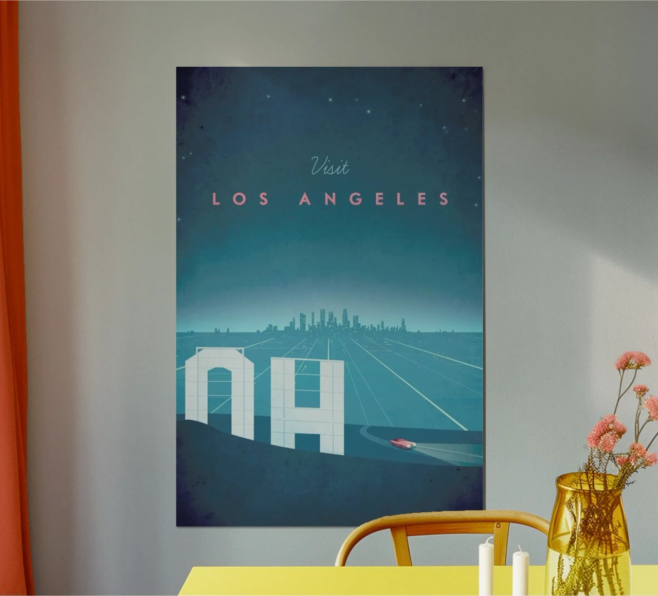 Los Angeles poster by Henry Rivers