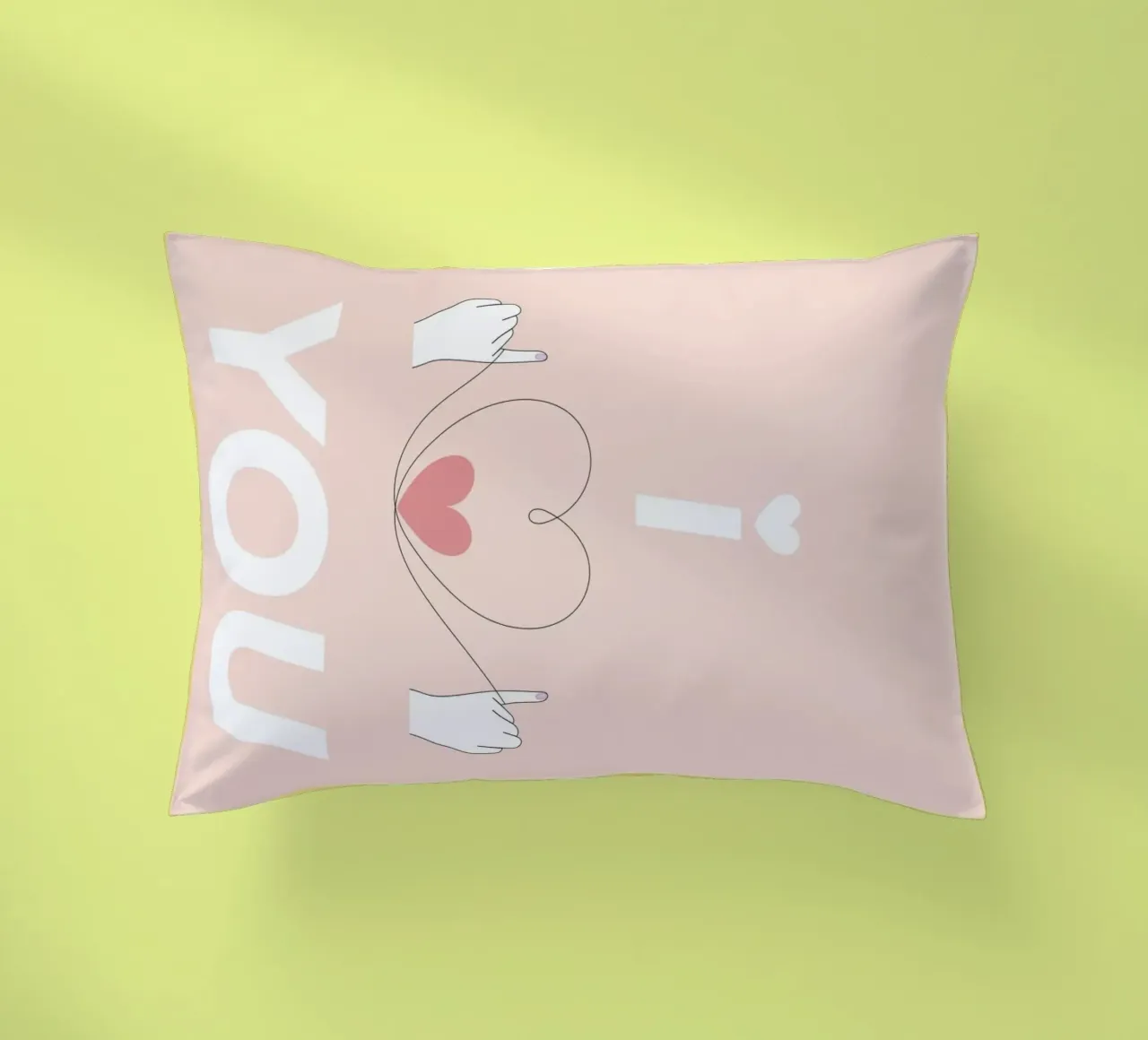 i love you cuscino da natural neutral