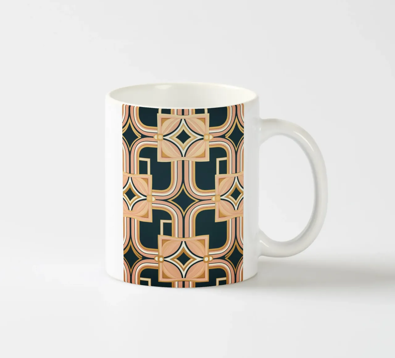 Linee eleganti del modello tazza in ceramica da Carinaprint