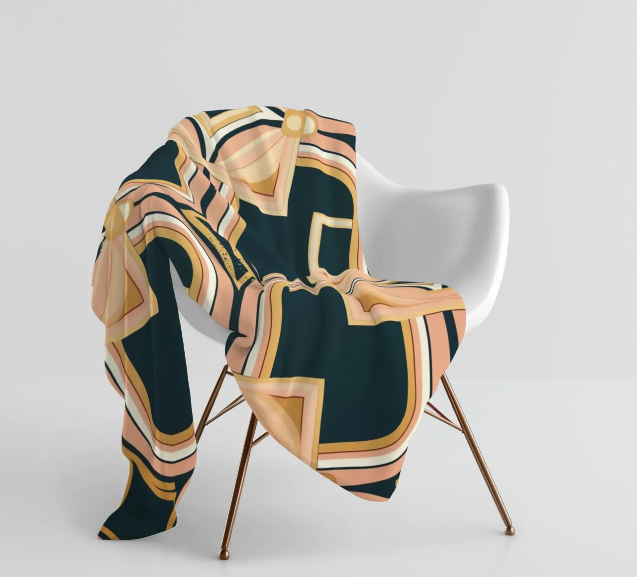 Linee eleganti del modello coperta in pile da Carinaprint