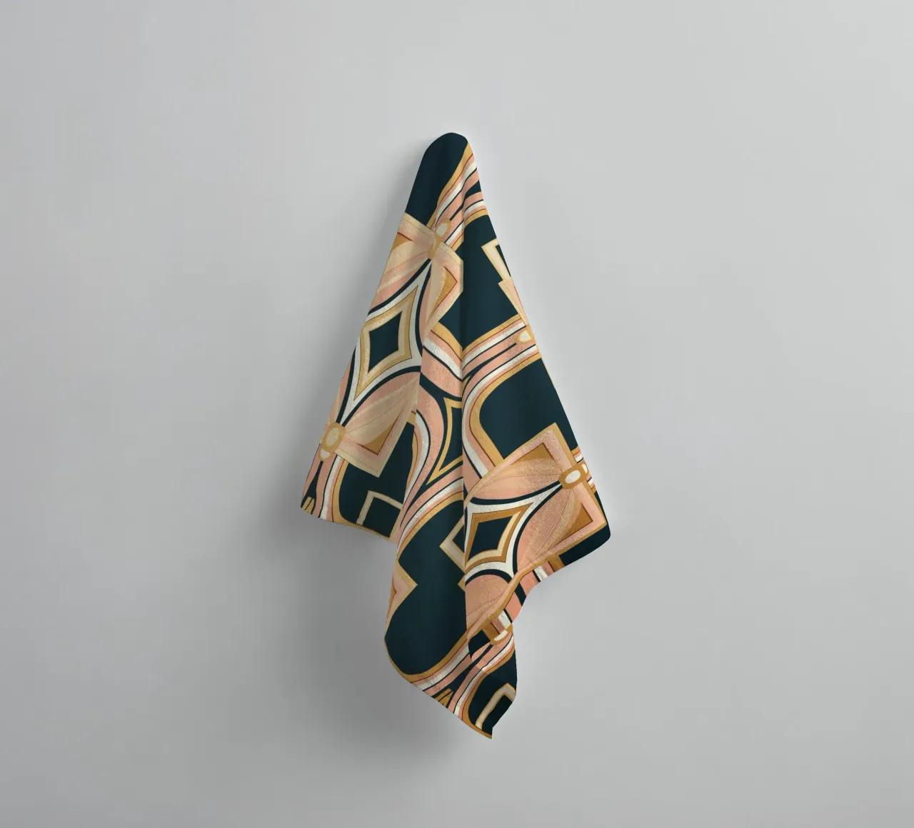 Elegant pattern lines towel by Carinaprint