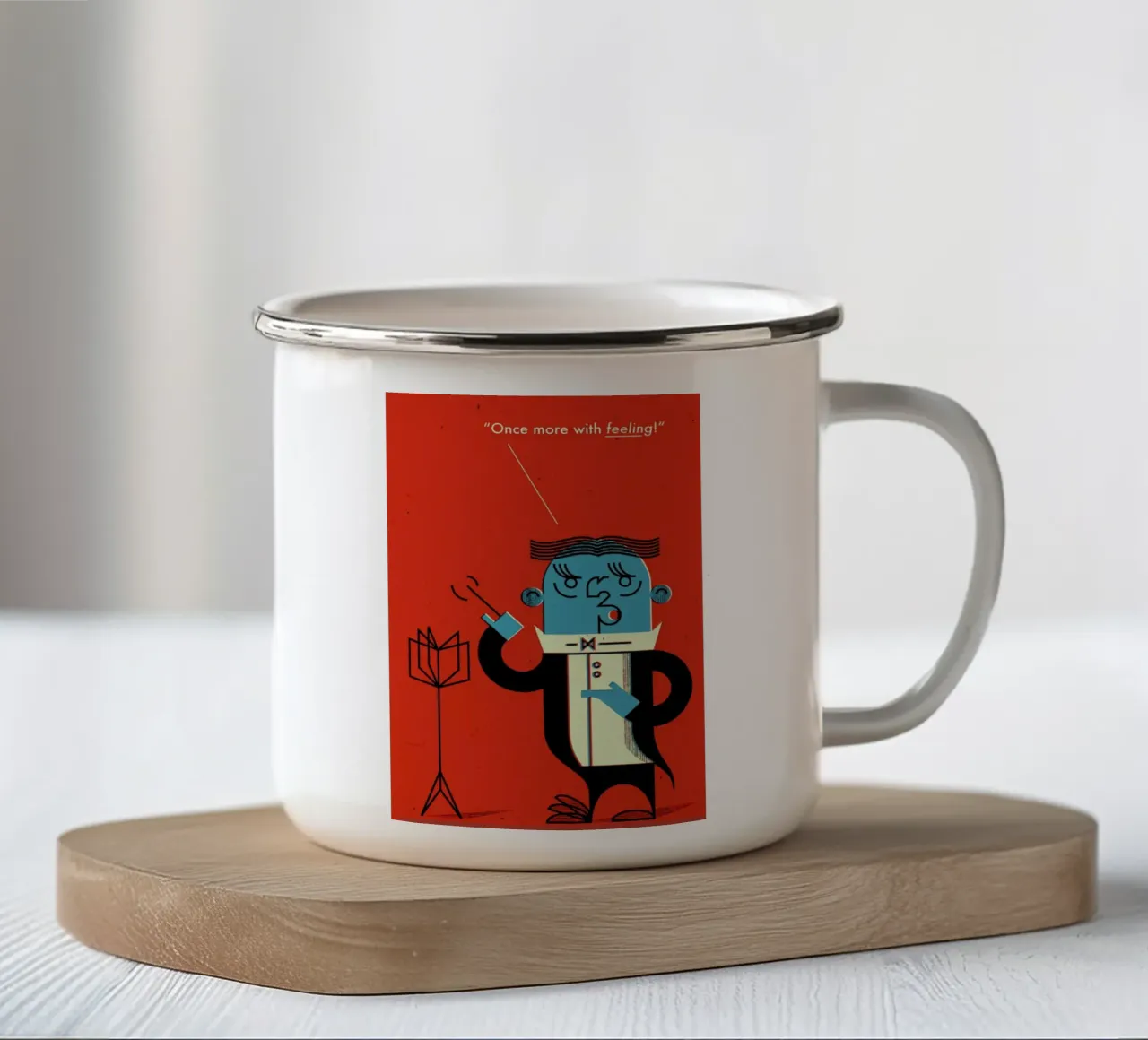 Conductor tazza in smalto da Komboh